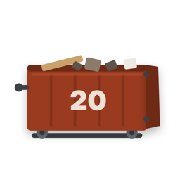 Dumpster Size Calculator app icon
